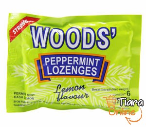 WOODS' LOZENGES LEMON : 6X2.5GR 