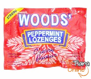 WOODS' LOZENGES CHERRY : 6X2.5GR 