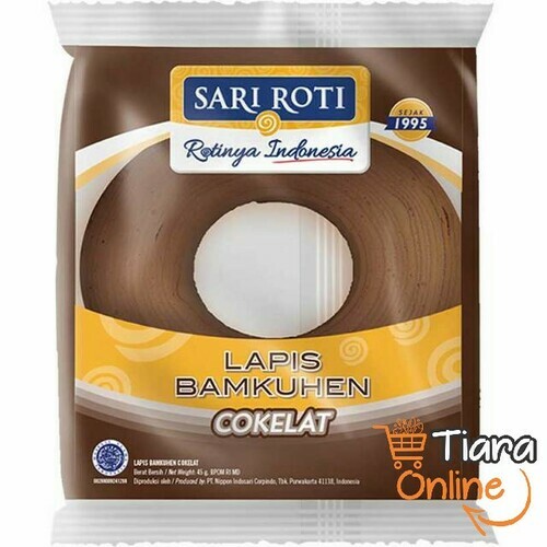 SARI ROTI - LAPIS BAMKUHEN COKELAT : 48 GR