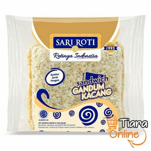 SARI ROTI - SANDWICH GANDUM KACANG : 46 GR 