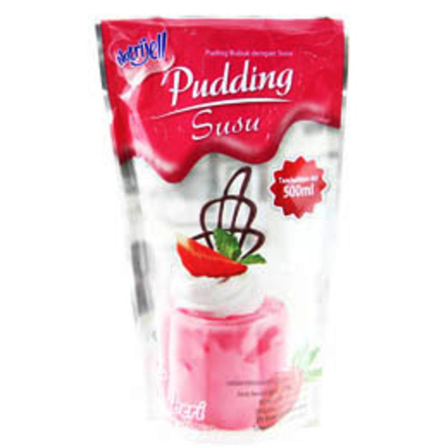 NUTRIJELL - PUDDING SUSU : 145 GR STROBERI