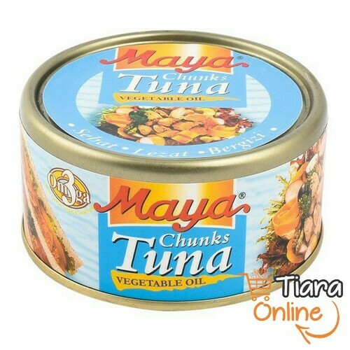 MAYA - TUNA CHUNKS VEGETABLE OIL : 185 GR 