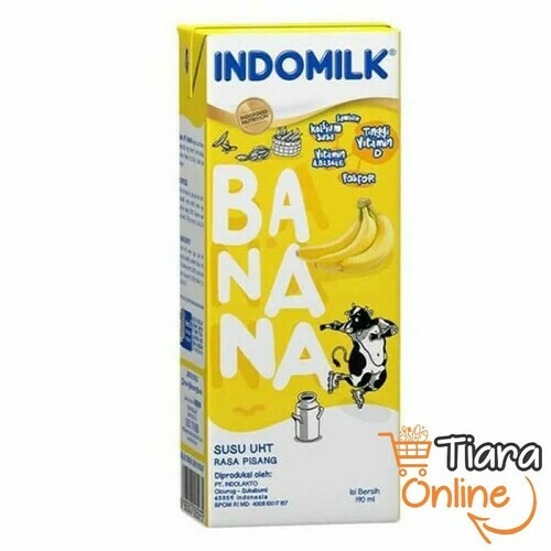 INDOMILK - UHT BANANA BLAST : 190 ML 