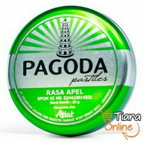 PAGODA - PASTILES APPLE : 20 GR 