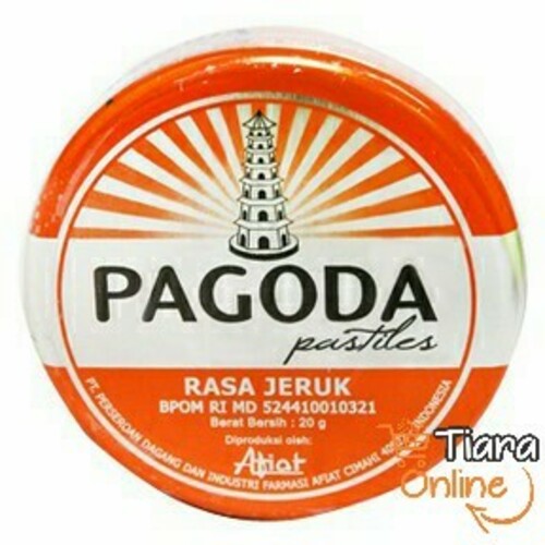 PAGODA - PASTILES ORANGE : 20 GR 