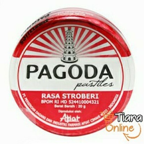 PAGODA - PASTILES STRAWBERRY : 20 GR 