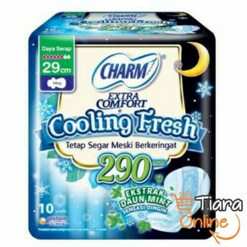 CHARM COOLING FRESH NIGHT 29CM : 10'S