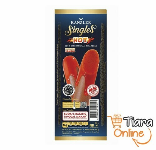 KANZLER SOSIS SINGLES HOT : 65 GR 