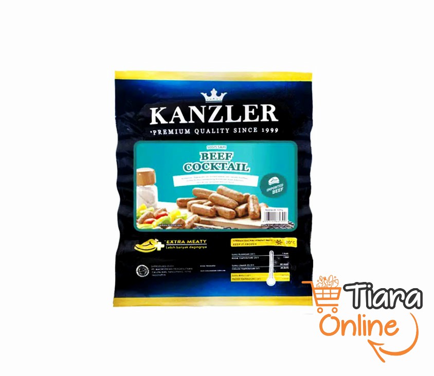 KANZLER BEEF COCKTAIL SAUSAGE : 250 GR