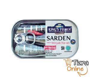 KING'S FISHER SARDINES VEGETABLE OIL HOT : 125 GR