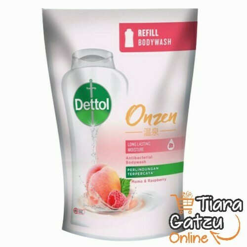 DETTOL BODY WASH  ONZEN MOMO & RASPBERRY REF : 410 GR