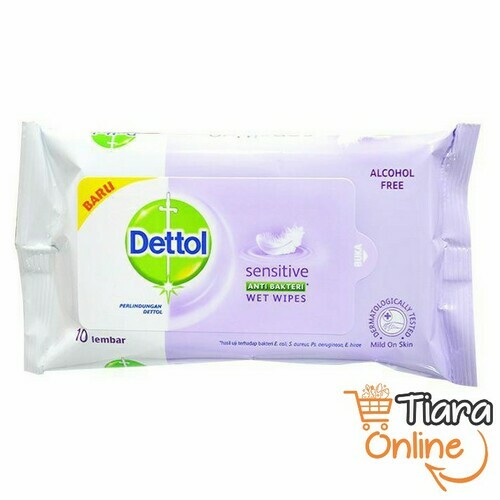 DETTOL SENSITIVE WET WIPES : 10'S