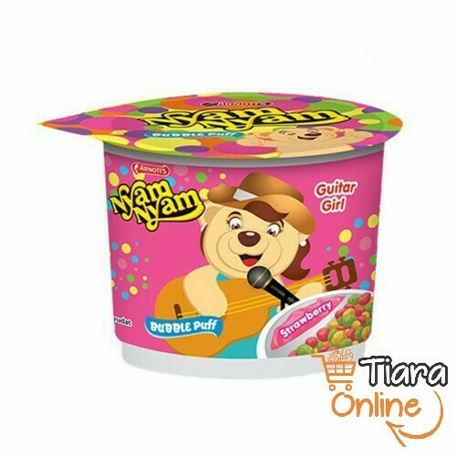 NYAM NYAM - BUBBLE PUFF STRWBRY : 18 GR 