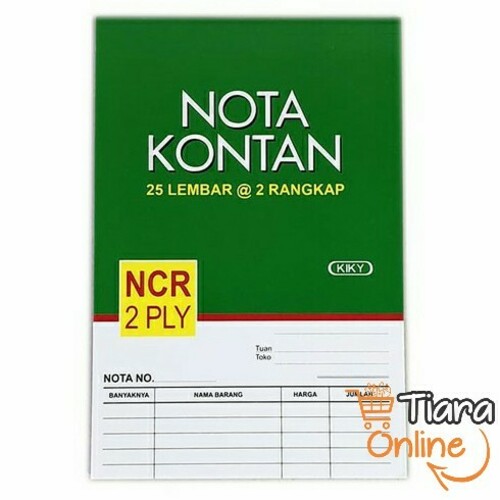 KIKY -  NOTA KONTAN NCR R2 KECIL : 25 LBR 