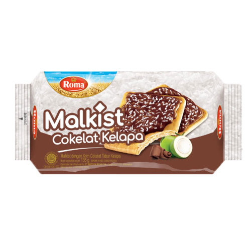 ROMA - MALKIST COKELAT KELAPA : 135 GR 