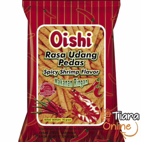 OISHI - SPICY SHRIMP : 70 GR 