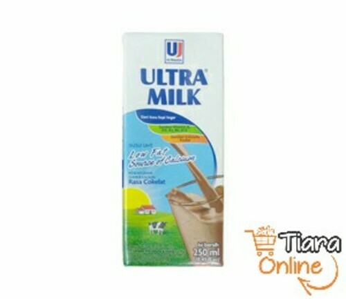 ULTRA - MILK LOW FAT COKLAT : 250 ML 