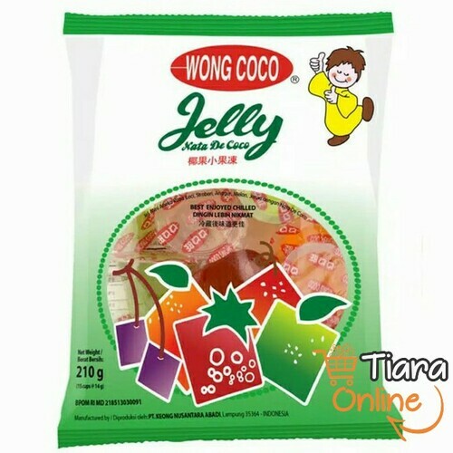 WONG COCO - SARI KELAPA MINI JELLY : 15X14GR 