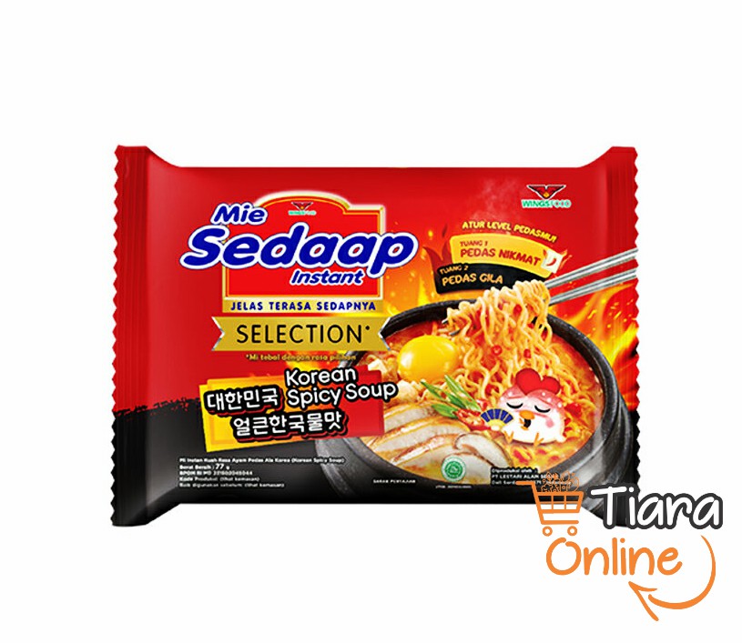 SEDAAP - MIE KOREAN SPICY SOUP : 77 GR 