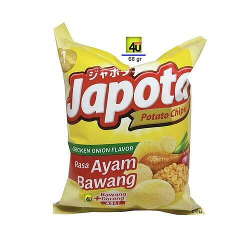 JAPOTA - POTATO CHIPS AYAM BAWANG : 68 GR 