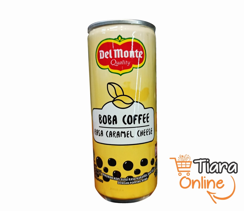 DEL MONTE BOBA COFFEE CARAMEL : 240 ML