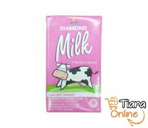 DIAMOND UHT STRAWBERRY MILK : 125 ML