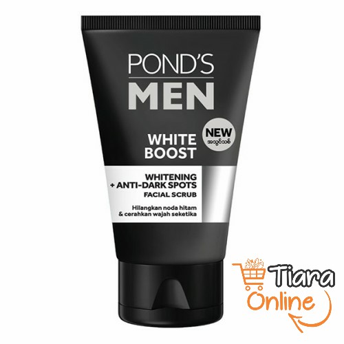 PONDS MEN WHITE BOOST FACIAL SCRUB : 100 ML 