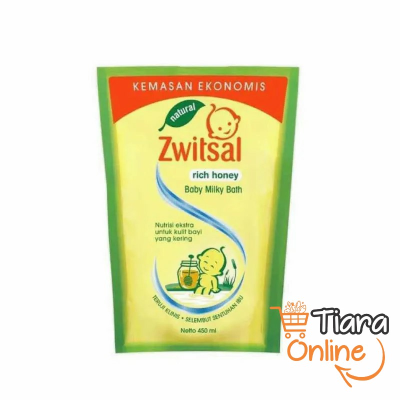 ZWITSAL BABY BATH MILK & HONEY REF : 450 ML