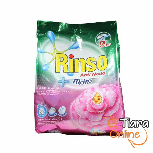 RINSO - MOLTO ROSE FRESH POWDER : 770 GR 