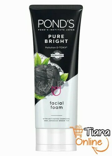 PONDS FACIAL FOAM PURE BRIGHT : 100 GR 