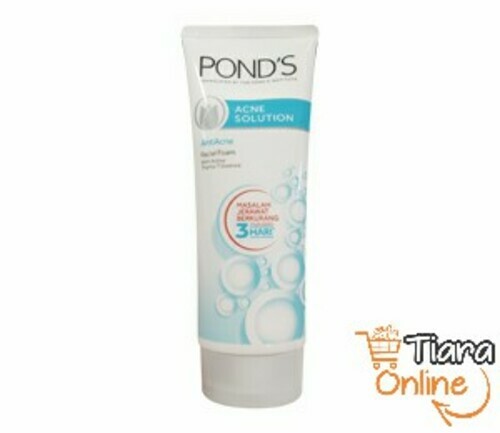 PONDS FACIAL FOAM ACNE SOLUTION : 100 GR 