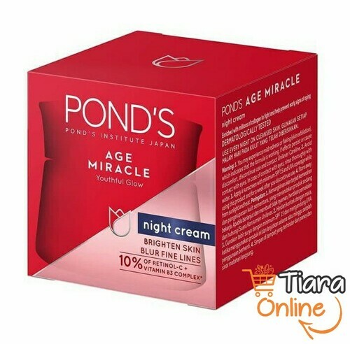 PONDS AGE MIRACLE NIGHT CREAM : 10 GR 