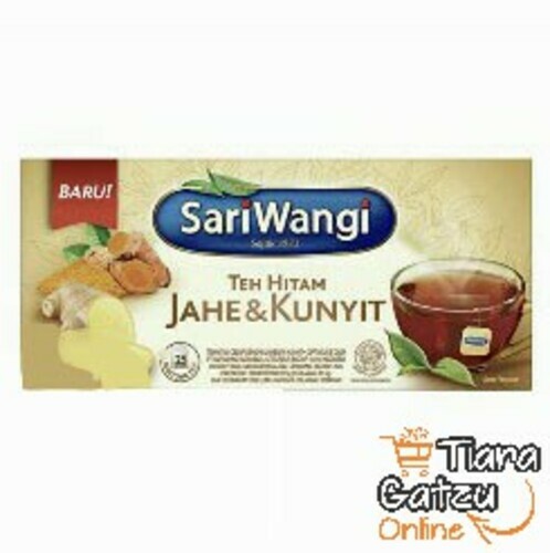 SARIWANGI - TEH HITAM KUNYIT & JAHE : 25X1.5 GR 