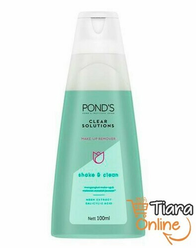 PONDS SHAKE & CLEAN CLEAR SOLUTION : 100 ML 