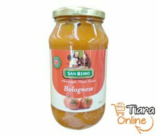 SAN REMO - BOLOGNESE PASTA SAUCE : 500 GR 