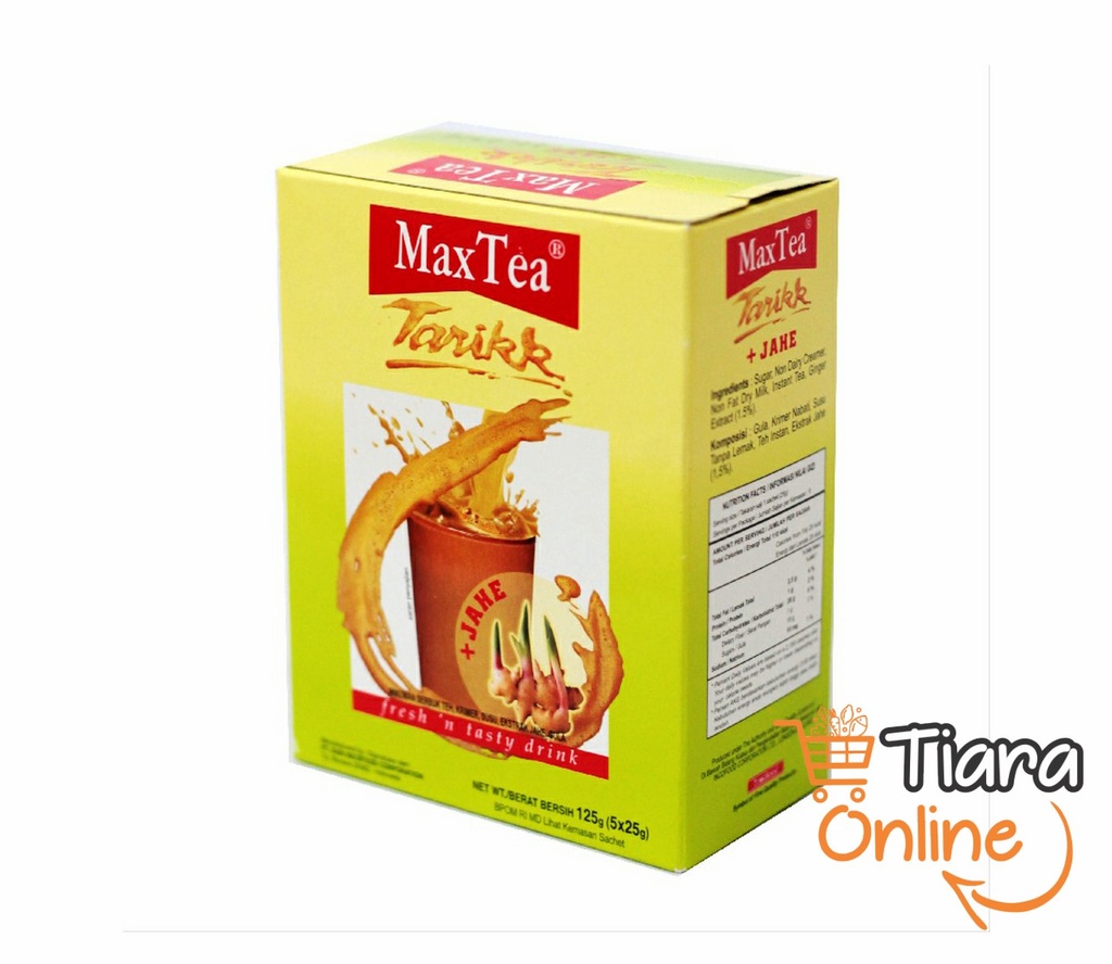 MAX TEA - TARIKK JAHE : 5X25 GR 