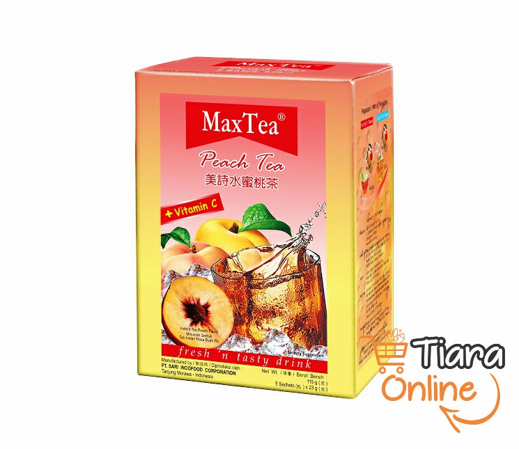 MAX TEA - PEACH : 5X23 GR 