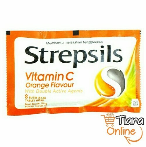 STREPSILS - VIT.C-100 : 8X2.6GR 