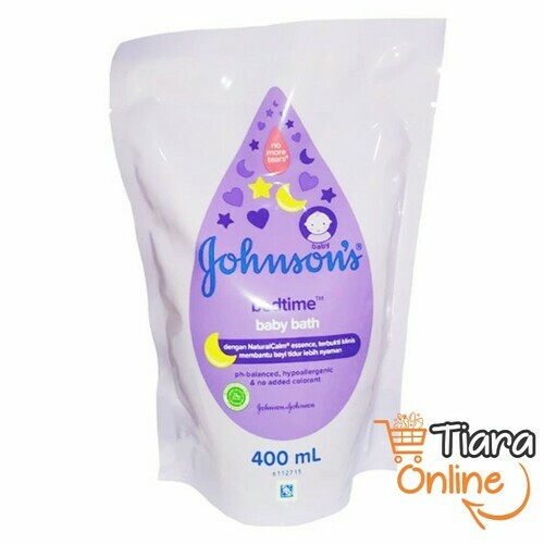 JOHNSONS BEDTIME HAIR & BODY BABY BATH REF : 400 ML 