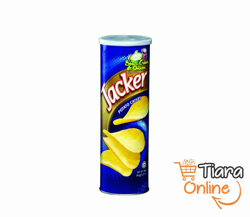 JACKER - POTATO CRISPS SC ONION : 110 GR 