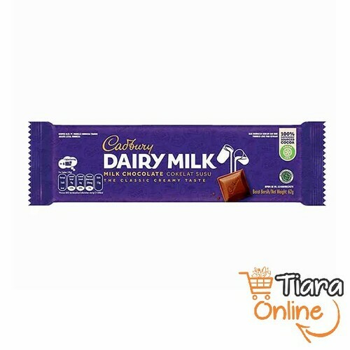 CADBURY DAIRY MILK PLAIN : 62 GR