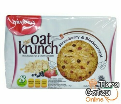 MUNCHYS OAT KRUNCH STRAWBERRY & BLACKCURRANT : 208 GR 