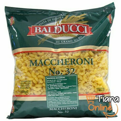 BALDUCCI - MACCERONI NO 32 : 500 GR