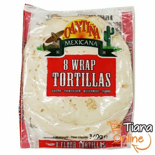 CANTINA 8 WRAP TORTILLAS : 340 G