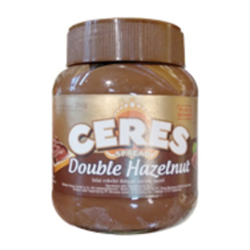 CERES CHOCO SPREAD DOUBLE HAZELNUT : 350 GR