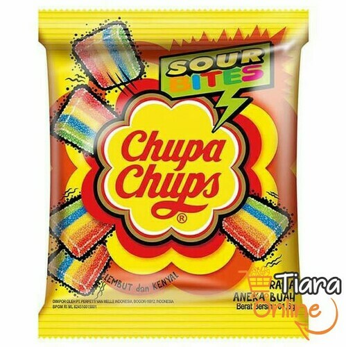 CHUPA CHUPS SOUR BITES FRUITS : 61.6 GR