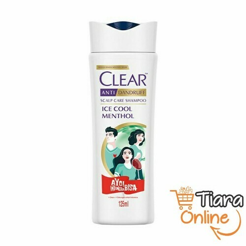 CLEAR SHAMPOO ICE COOL MENTHOL : 125 ML