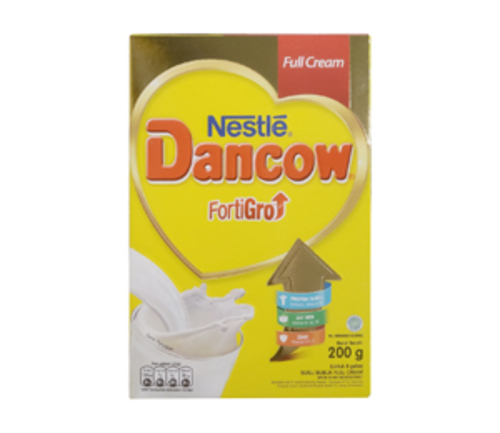 DANCOW FULL CREAM FORTIGRO : 200 GR