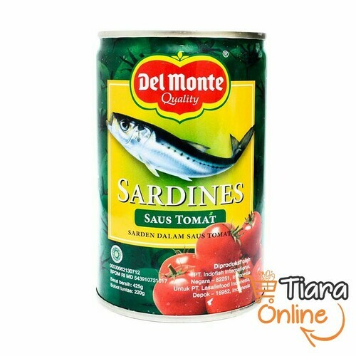 DEL MONTE SARDINES SAUS TOMAT : 425 GR