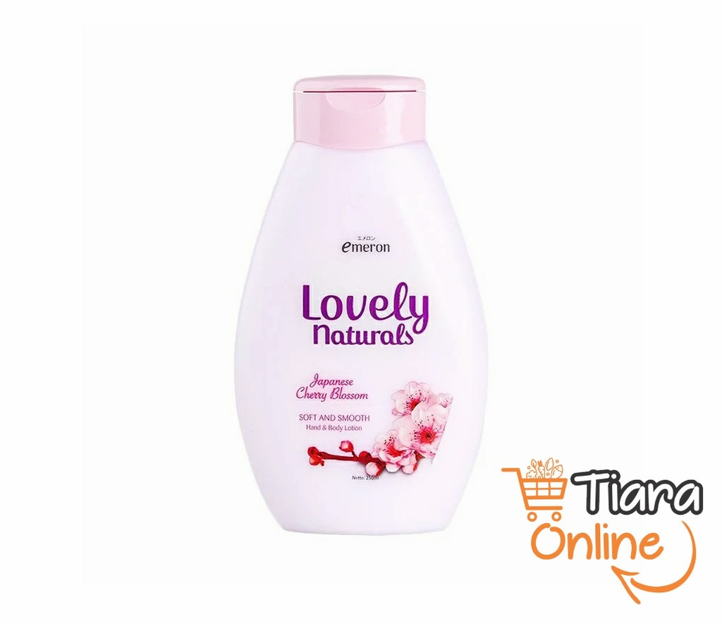 EMERON LOVELY NATURAL BODY LOTION SAKURA : 400 ML